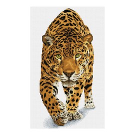DIAMOND DOTZ ® - On The Prowl, Full Drill, Square Dotz, Square Diamond Painting Kits, Square Drill Diamond Painting, Diamond Painting Square Drill, Square Diamond Art, 20.5"x12.6"