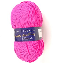 Woolcraft New Fashoin DK Knitting Yarn/Wool - 100g Double Knit Ball -78 Shades (Fiesta - 733)