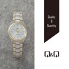 Citizen Q&Q QB78 Analog Wristwatch, Waterproof, Metal Band, and Others,