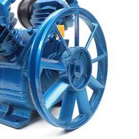 Air Compressor Pump Head, 2 Piston V Style Air Compressor Head Pump Twin Cylinder Single Stage 2HP 115PSI