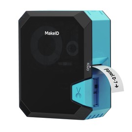 Makeid P31 Industrial Label Maker, Thermal Transfer Label Printer Portable Bluetooth Labeler with 0.71" W x 26.24ft L Label, Wire and Cable Labeling Machine for Job Sites, Fast Creat and Print Label