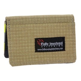 FIS Firefighter Tan Turnout Gear Slim Wallet