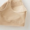 GUNZE EB1235H Women's Wireless Bra, Lightweight Bra, New Crystal Beige,