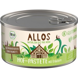 Allos Organic Farm Pate with Herbs (6 x 125 g)