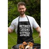 Print4U I Retired in 2025 Retirement Gift BBQ Baking Cooking