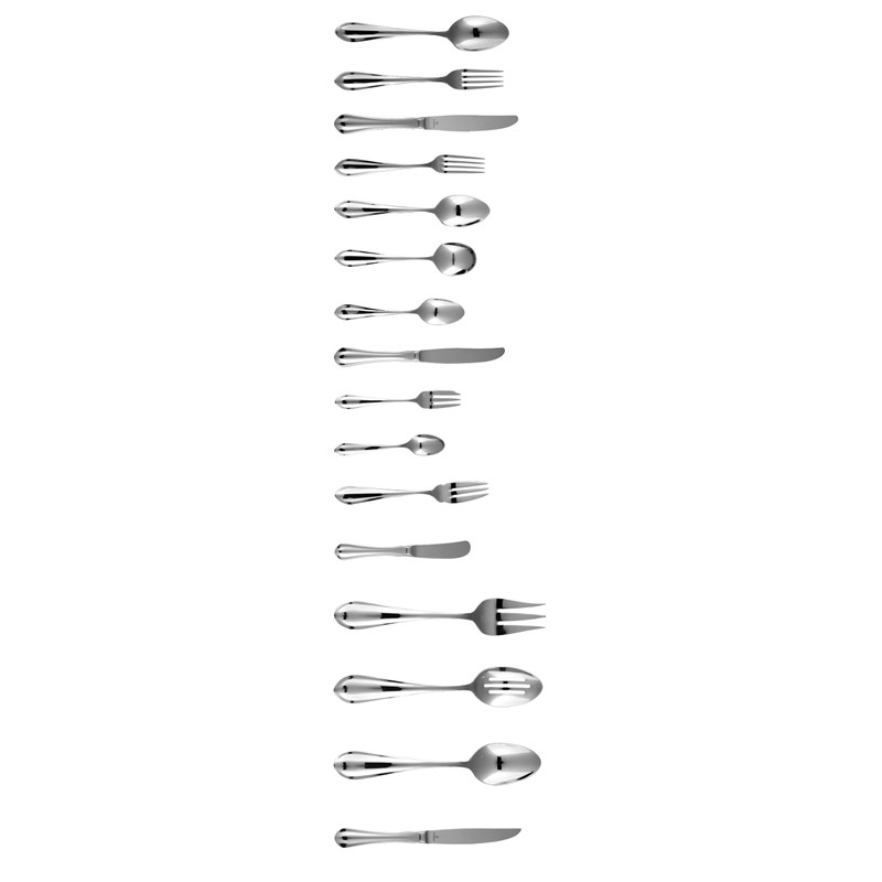 Fortessa Forge 18/10 Stainless Steel Flatware Table Fork, Set of