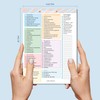 Packing list pad in DIN A5 format with 50 sheets