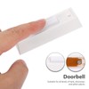 HOMSFOU 2pcs Doorbell Switch Door Bell Ringer LED Door Chime