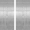 CCINEE Foil Fringe Backdrop Curtain Silver Metallic Tinsel Decorative Door