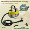 Steam Cleaner,15s Heat-Up,1.6L Tank,3-Level Adjustable Handle,2500W Steamer for Cleaning,Portable Steamer