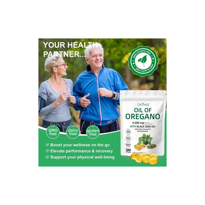 Gwynne Micro Ingredients Aceite De Orégano Cápsulas Oil Of Oregano