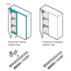 LONTAN 5 Pairs Soft Close Drawer Slides 18 Inch Heavy