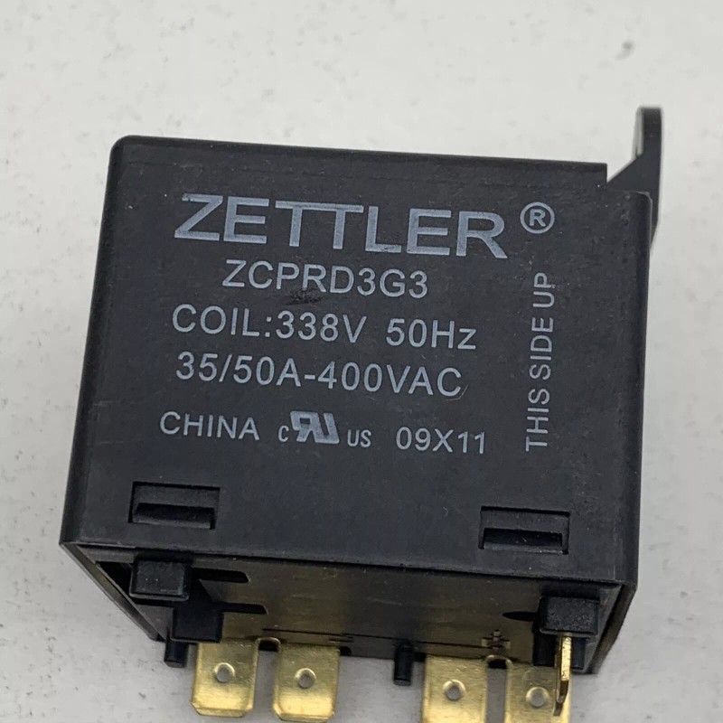 Zettler ZCPRD3G3 Motor Start Potential Relay 35/50A 400VAC, 338V 50hz