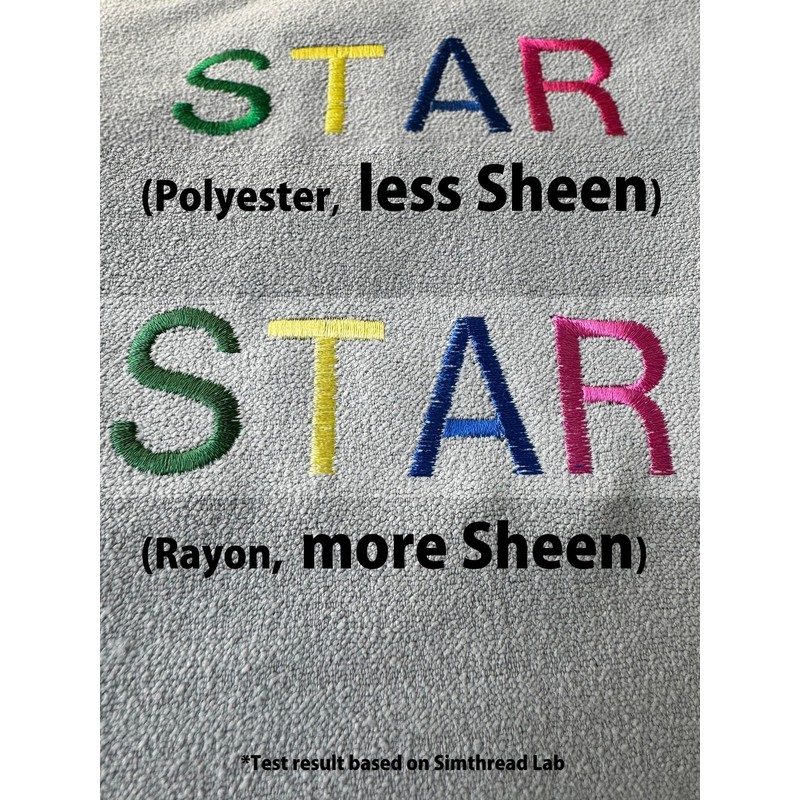 Simthread Rayon Embroidery Thread 5000 m 40wt 100% Viscose for