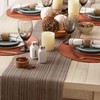 DII Variegated Tabletop Collection, Table Runner, 13x72, Mushroom