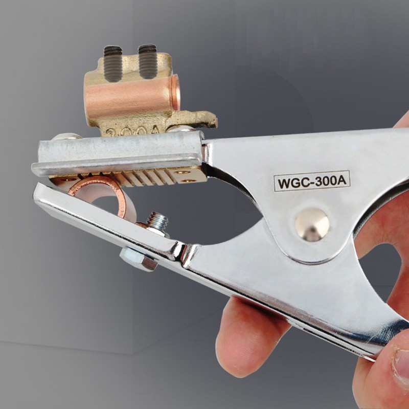 Grounding Work Clamp 300A Welder Welding Earth Clamp Iron Plated