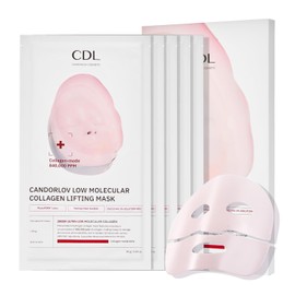 Candolof Overnight Collagen Lifting Mask 5 Sheets Corian Face Deep Hydrogel for Glass Skin Anti-aging with PDRN Hyaluronic acid for firmness and elasticity Pattern Name / 캔돌로프 오버나이트 콜라겐 리프팅 마스크 5매 유리 피부용 코리안 페이스 딥 하이드로겔 PDRN으로 안티에이징 탄력과 탄력을 위한 히알루론산 Pattern Name