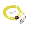 Cancanle Primer Bulb Fuel Hose Line Filter Spark Plug Kit