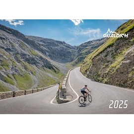 quäldich.de Road Bike Calendar 2025 Format DIN A2: With 13 Pictures and 12 Tours through the Cycling Year 2025