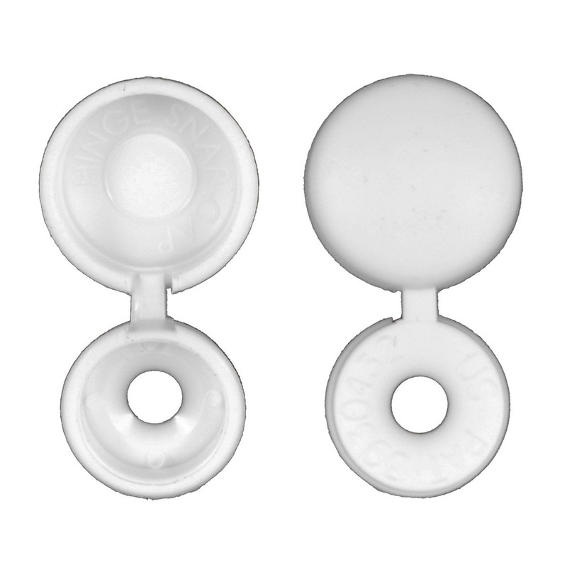 Weatherables Screw Covers – White Screw Cap Pack for Hiding
