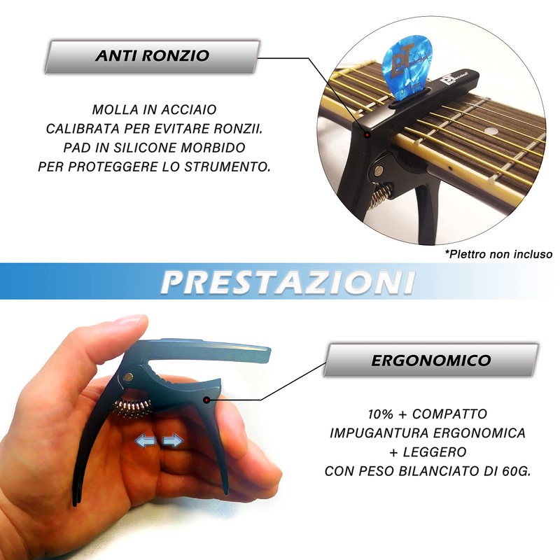 ProTecnika Capo Performance 3 in 1 Zinc Alloy Black