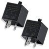 UMikke CF14 External IC Turn Signal Relay, LED, 3-Pin with