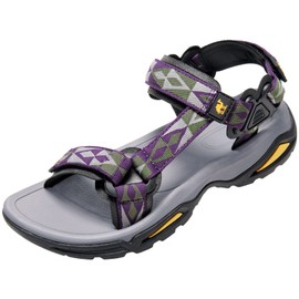 CAMEL CROWN - Sandalias de senderismo impermeables para mujer, sandalias deportivas con soporte de arco, cómodas sandalias de agua para caminar para la playa, viajes atléticos, púrpura, gris, verde,