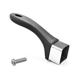 LIFTATAPA Bakelite Pot Handle, Scald-Proof Long Handle Replacement Grip, Removable Cook Ware Pans Handles with Screw for Cookware Sauce pan and Skillet(Black)