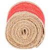 5Pcs Burlap Ribbon Lace Linen Roll Jute Belt DIY Hand
