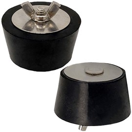 Lomodo 2 Inch Freeze Plugs Swimming Pool Winterizing Rubber Plugs Pool Winter Expansion Plug with SS Screw, Stainless Steel Bolts(2)