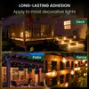 30Pcs Hooks for Outdoor String Lights Clips, Heavy Duty Adhesive