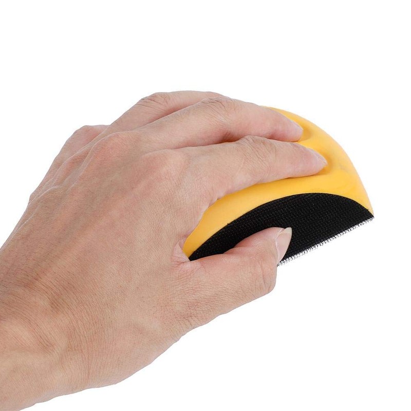 Manual Sanding Block Velcro Hand Sanding Block Polishing Disc 5