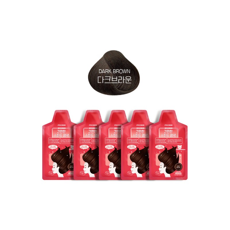 Haraz Pyeonan 5-Minute Speed ​​Hair Dye 20 Packs (Select 1