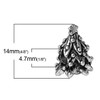 Sexy Sparkles Christmas Tree Charm Bead – European Snake Chain