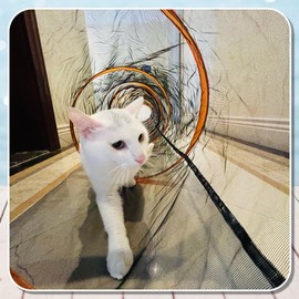 3 Pack Outdoor Indoor Pet Tunnel, Easy Assembly Pop-Up Mesh Cat Play Toy, Portable Foldable Soft Enclosure for Kitty Puppy Rabbit Small Animals, Collapsible Expandable Pen for Customizable Play Mazes