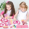 BeYumi Heart Wreath Craft Kit - 36Pcs Mother's Day Make