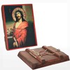 NKlaus Jesus Christ, Christian Wooden Icon Sealed 16 x 12.5