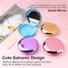 Retainer Case with Mirrior, Galvanise Cute Design Retainer Holder Case,