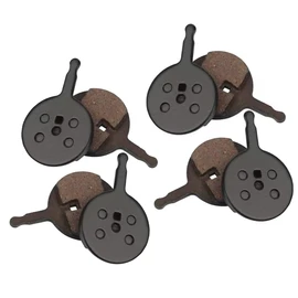 Lecute 4 Pares Pastillas de Freno de Disco de Ceramica para Bicicleta Balatas Repuestos con Resorte a presion Bici para B01S M375 M395 M416 M445 M446 M485 M486 M515 M525 de Resina (Negro Circular)