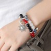 FDEETY Spider Sun Crescent Moon Love Couple's Bracelet Crystal Beaded