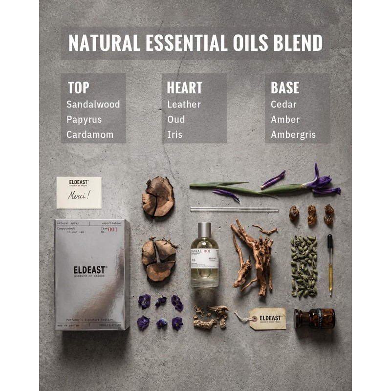 Santal 001 Signature Edition-3.4 Oz-Inspired by S.antal .33 Perfume