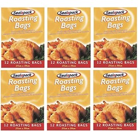 Sealapack 144 x Turkey Chicken Meat Roasting Bags Oven Cooking Bags 25 x 38cm