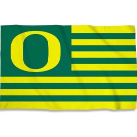 BSI Oregon Ducks 3’x5’ Flag with Heavy-Duty Brass Grommets - UO Football, Basketball