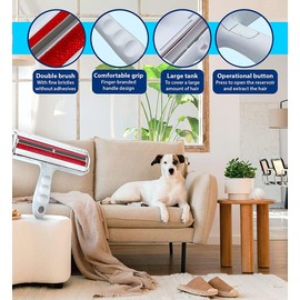 Pet Palooza Co. - Pet Hair Remover - Effortless Fur Removal for Furniture, Couch, Carpet, Car Seats, Bedding - Reusable Lint Roller - Ideal for Cat and Dog Owners (Your Pet's Happiness, Our Passion)