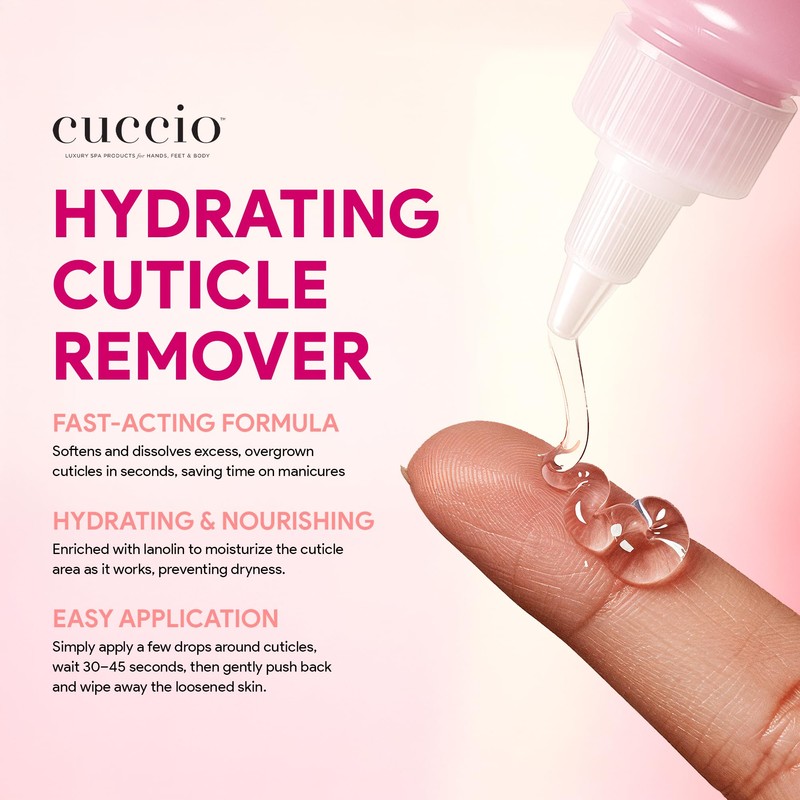 Cuccio Pro Hydrating Cuticle Remover 4 fl oz – Professional