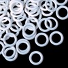 100 Pieces Roman Blind Curtain Rings, O Rings Plastic Rings