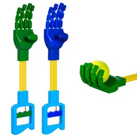 Duses 2PCS Robotic Claw Grabber Toy, Grabpack Toy for Kids, Blue & Green
