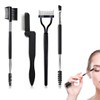 4 Pieces Eyelash Separator, Brow Brush and Eyelash Coil, Eyelash