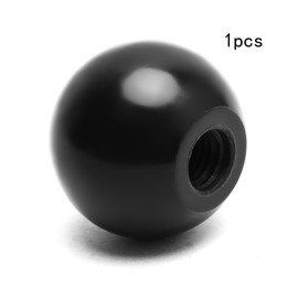 Othmro Thermoset Ball Knob M12 Female Threaded Machine Handle 40mm Diameter Smooth Rim Black 1pcs