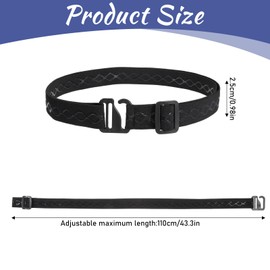 Qianyu Men Shirt Stays Belt Tuck It Belt Style Stays Keepers Elastic Band Tuck Shirt Holder Adjustable Elastic Blet for Police Military Law Enforcement Work Dress Casual Wear with Non-slip